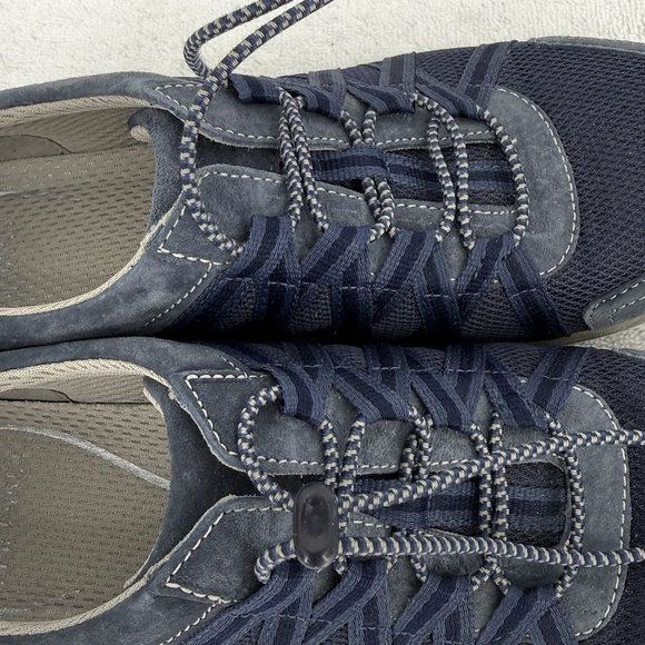 Dansko Honor Sneakers Blue Suede Bungee Close Women’s Size 40 - Picture 3 of 7
